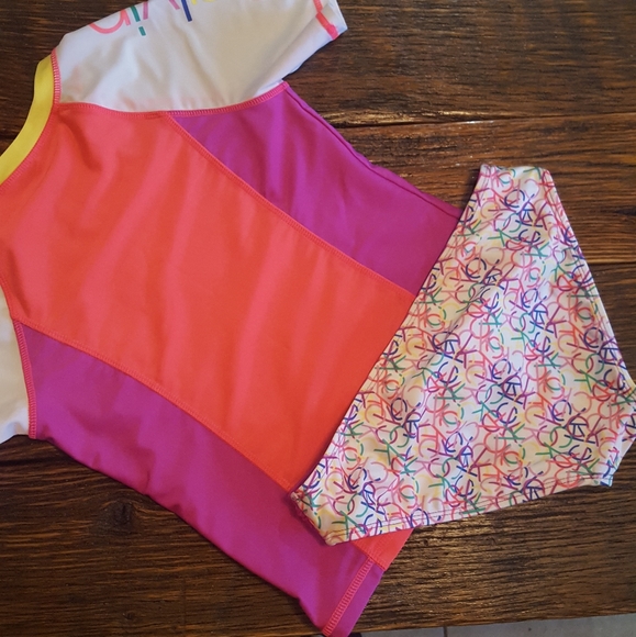 Calvin Klein children's swim suit set size large - Picture 6 of 7